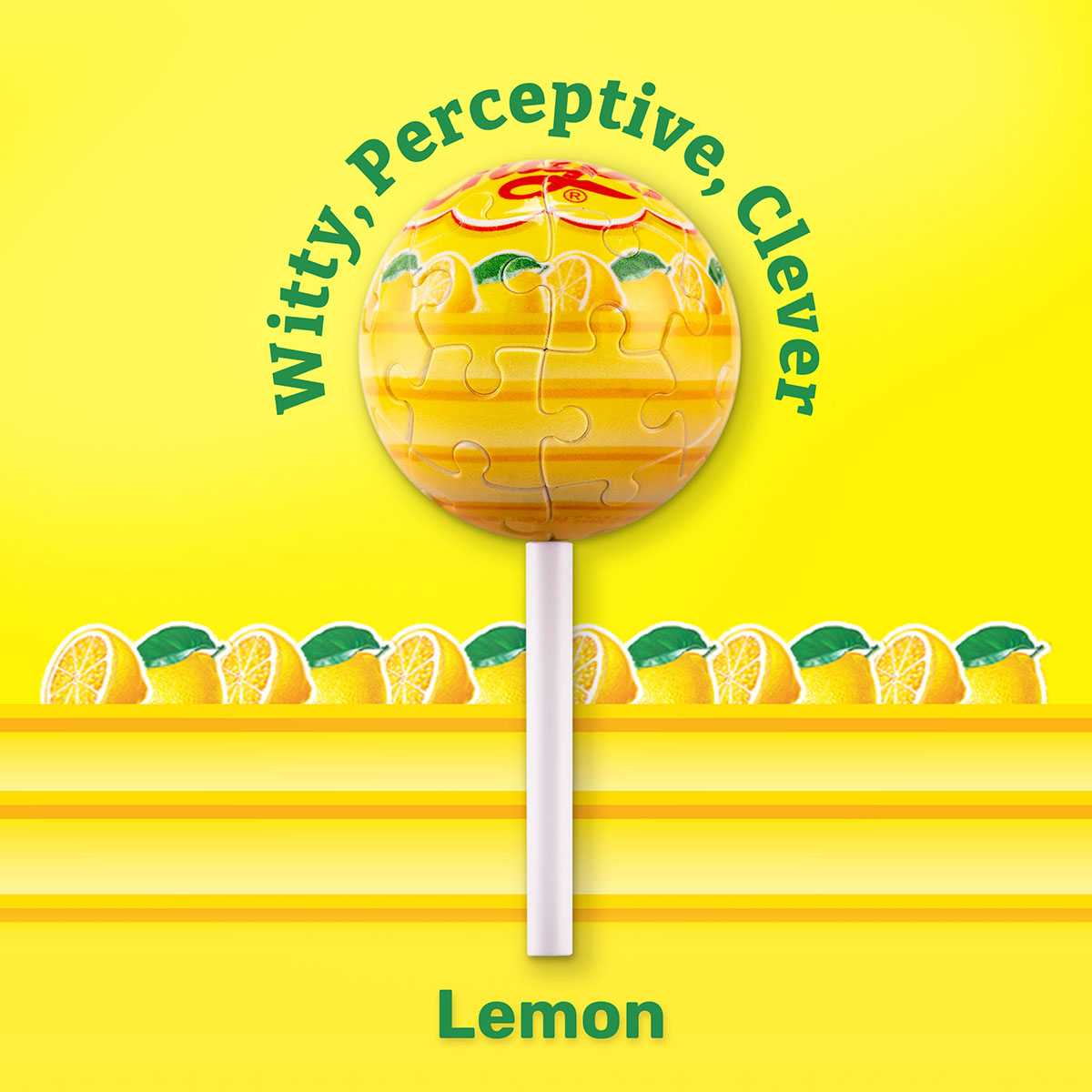 Craving the taste of lemon? Chupa Chups create special lollipops for you to take wherever you go! Whenever you need a sweet boost of energy, just take a look at your keychain, and you'll feel recharged! You’ll Always Get There with PieceRelax and Chupa Chups.