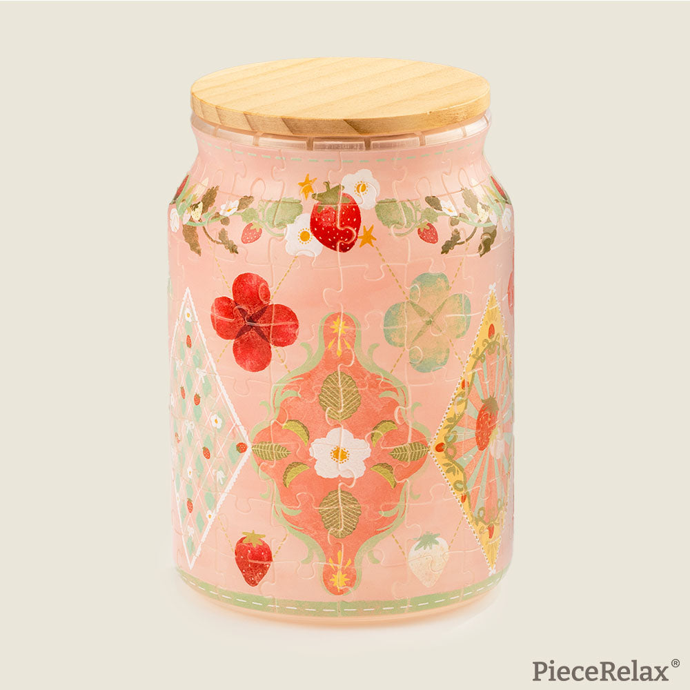 Opening the storage jar is like catching the scent of strawberries. Is there a memory you’d like to keep inside too? You’ll Always Get There with PieceRelax.