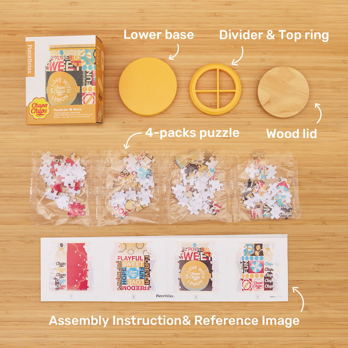 The magical jar we all dreamed of as kids— filled with unlimited candy. The magic jar turns everything inside into something wonderful. Would you like to add a memory of your own to it?—You’ll Always Get There with PieceRelax.