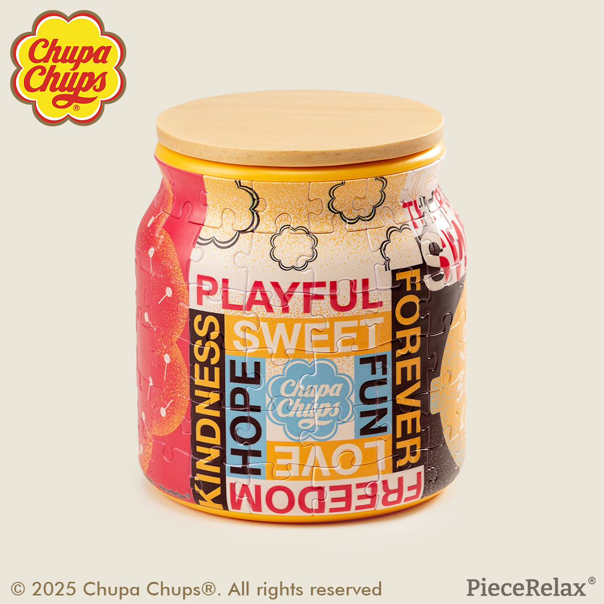 The Chupa Chups magical jar we all dreamed of as kids—what element will it bring out this time to give you strength? Maybe some playfulness, hope or freedom? Make a wish to the magic jar! You’ll Always Get There with PieceRelax.