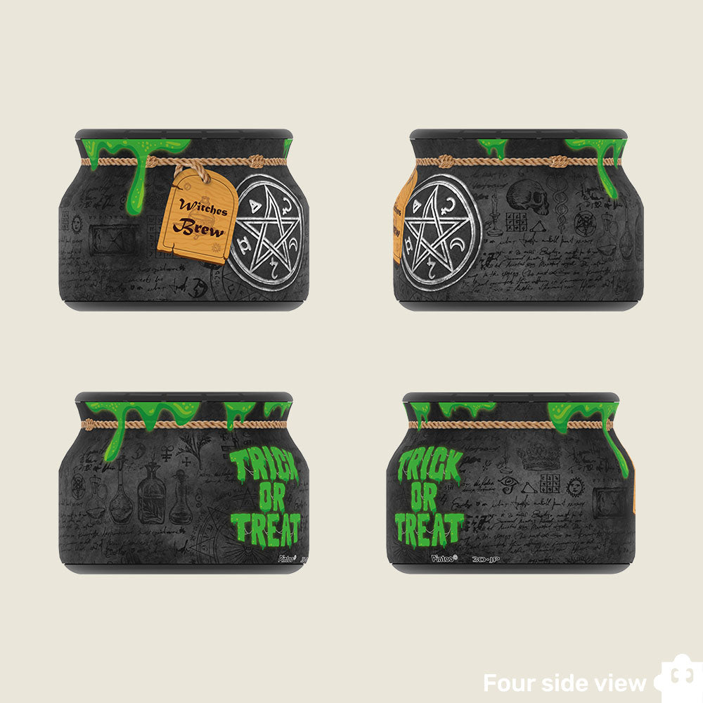 PieceRelax | 64 piece puzzle jar. The raised surface texture adds a unique tactile experience, perfect for spooky season fun.