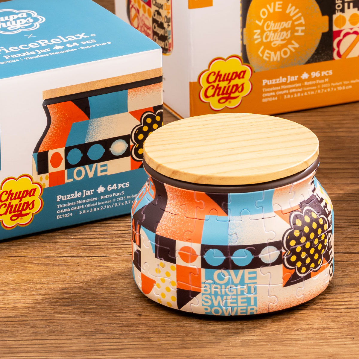The magical jar we all dreamed of as kids—filled with endless candy! Would you like to create everlasting moments of joy with Chupa Chups? With PieceRelax, you’ll always get there.