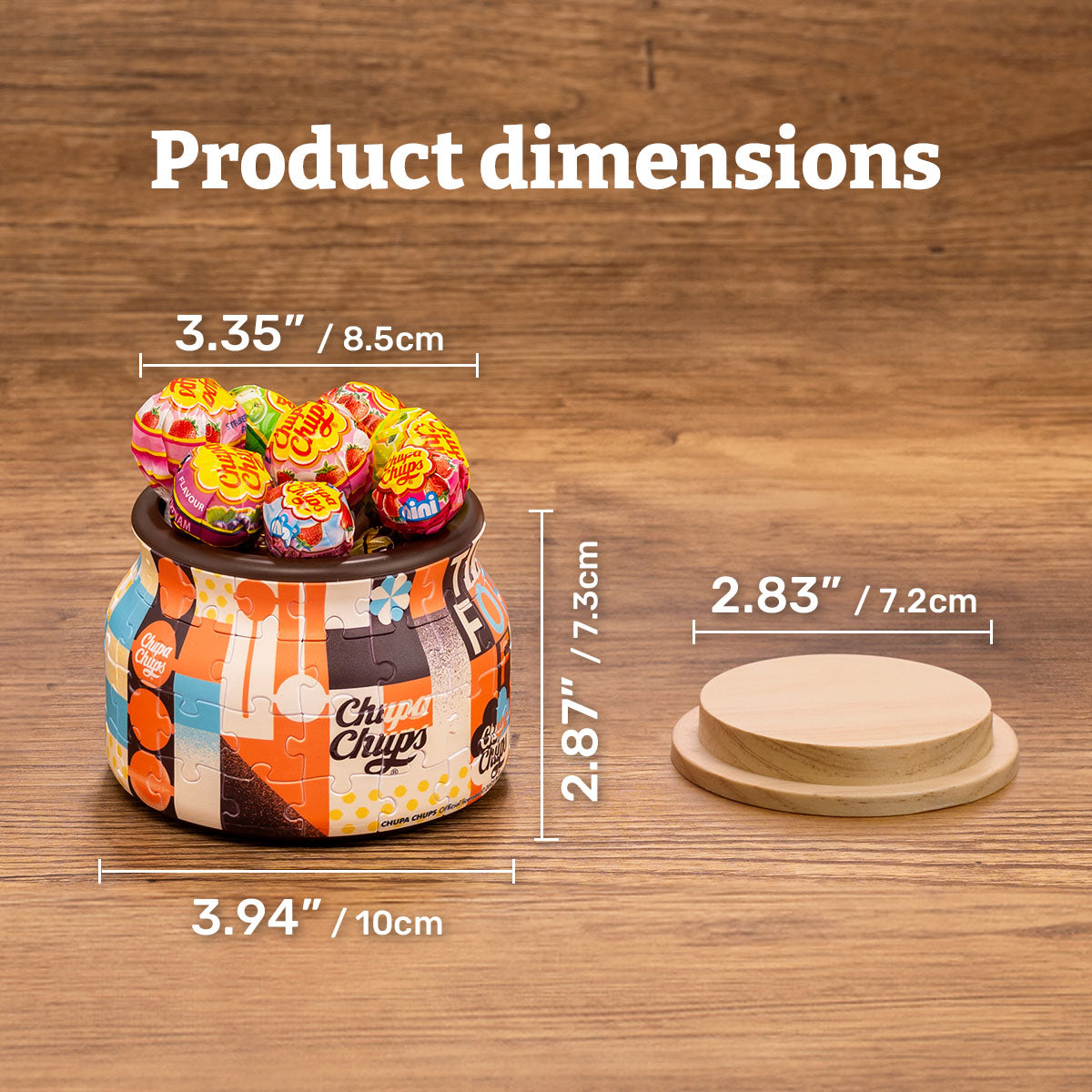 The magical jar we all dreamed of as kids—filled with endless candy! Would you like to create everlasting moments of joy with Chupa Chups? With PieceRelax, you’ll always get there.