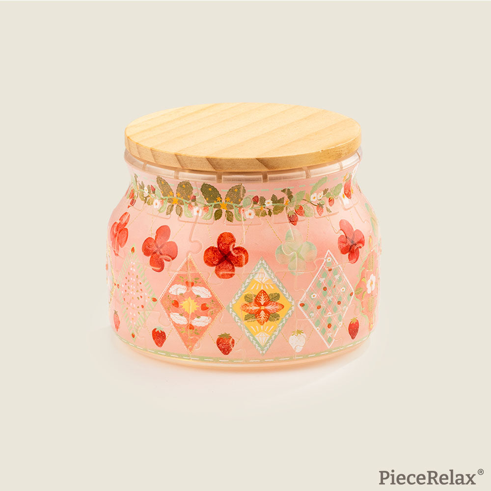 Opening the storage jar is like catching the scent of strawberries. Is there a memory you’d like to keep inside too? You’ll Always Get There with PieceRelax.