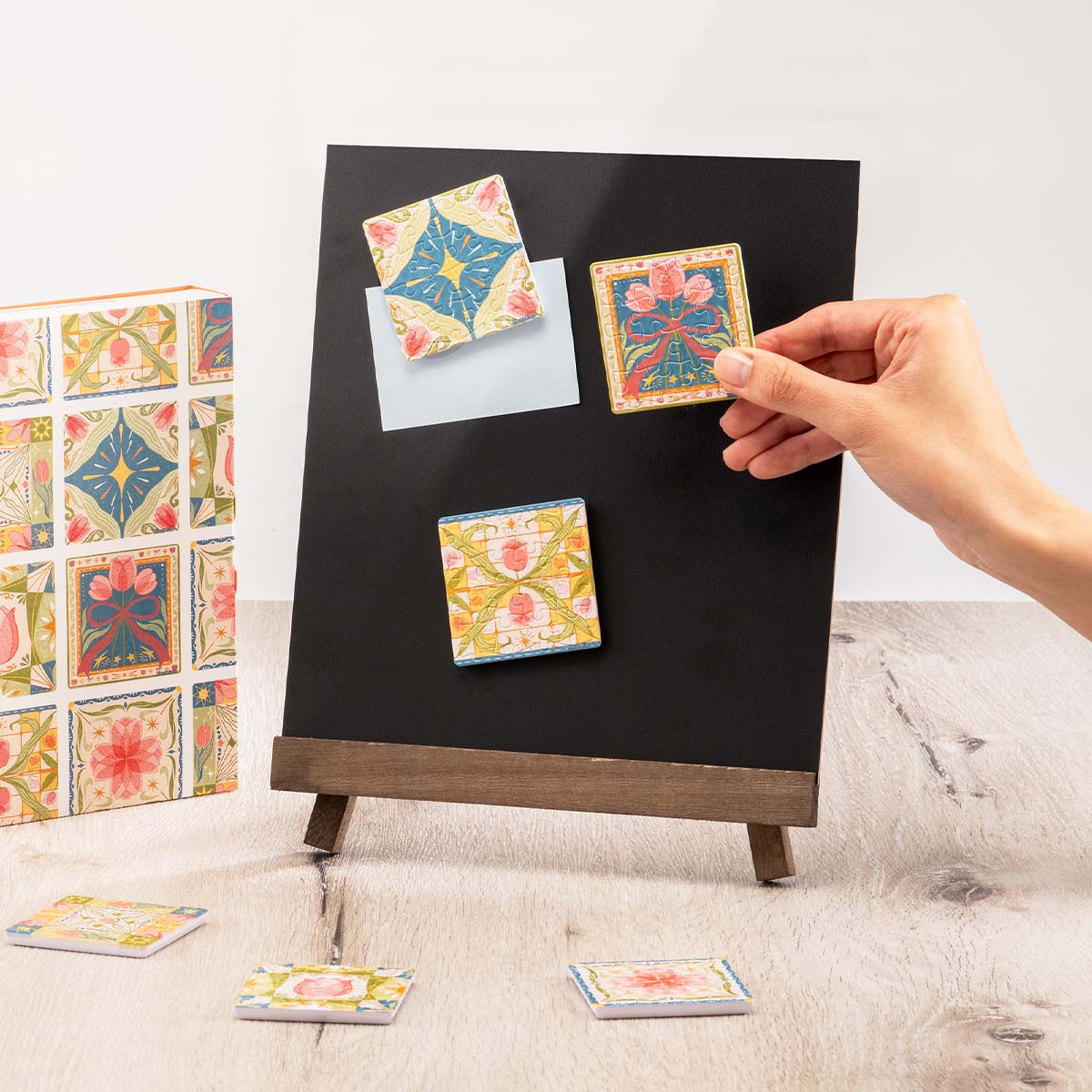 The meeting of traditional vintage tiles and tulips—why not bring a blooming tulip into your world? You’ll Always Get There with PieceRelax.