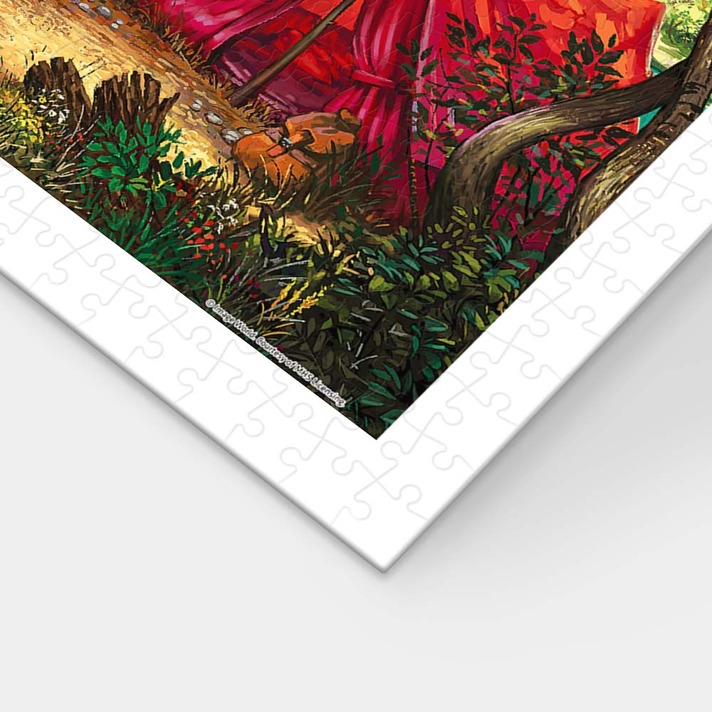 PieceRelax | 1200 piece puzzle. Escape to tranquility with PieceRelax puzzle. This picturesque scene includes a cozy cabin by the lake and a majestic mountain backdrop.