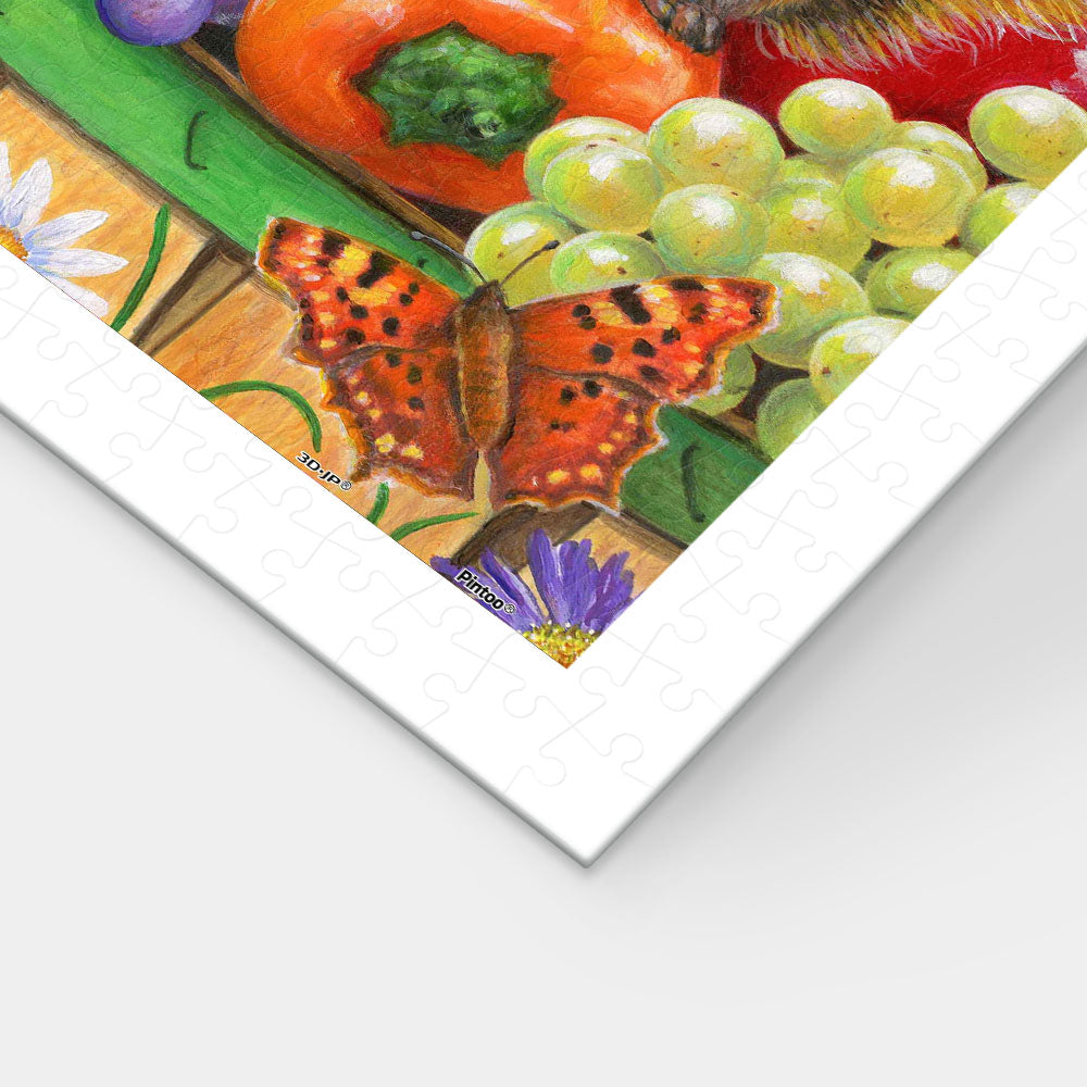 PieceRelax | 500 piece puzzle. Featuring adorable woodland creatures and vibrant fruits, PieceRelax guarantees a joyful experience.