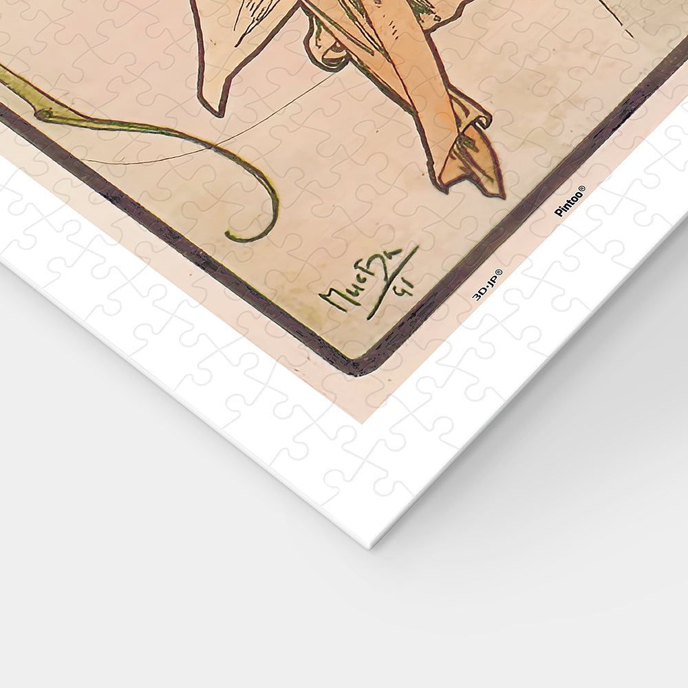 PieceRelax | Immerse yourself in the beauty of Mucha's The Arts series. Each piece brings you closer to the essence of this artistic masterpiece.