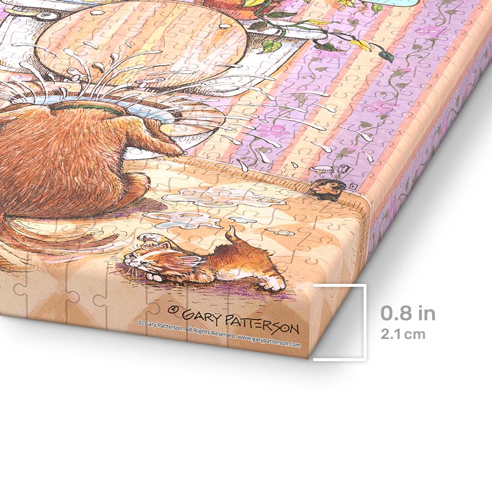 Follow the artist's cleverness and find a little oasis in life—there's always a place where you can relax. You'll always get there with PieceRelax.