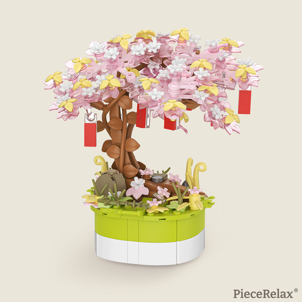 Wishes come true beneath the cherry blossoms. Build your own tree and hold on to your dream. You'll Always Get There with PieceRelax.