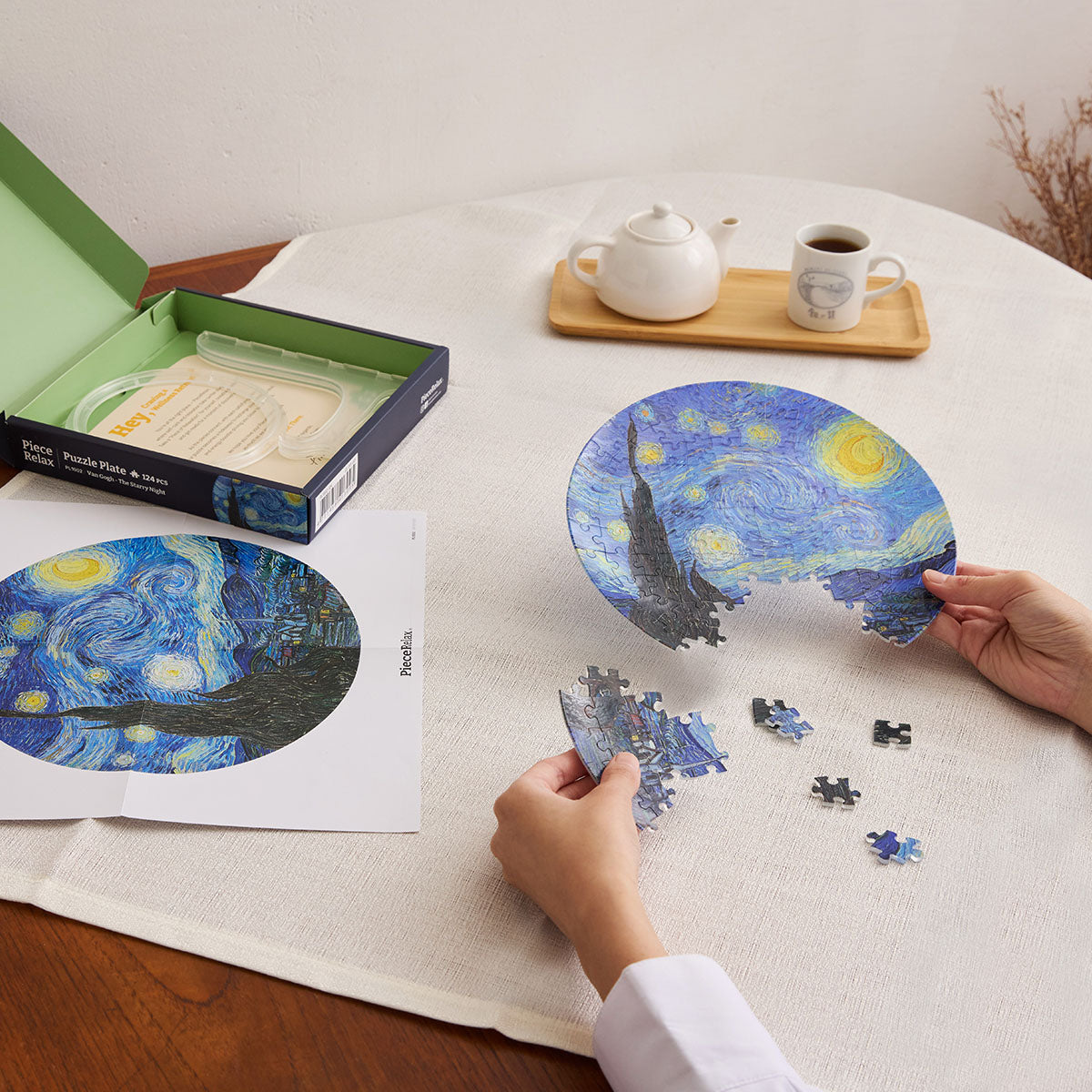 A masterpiece on your plate! How about having dinner with Van Gogh? Such a special encounter!—You’ll Always Get There with PieceRelax.