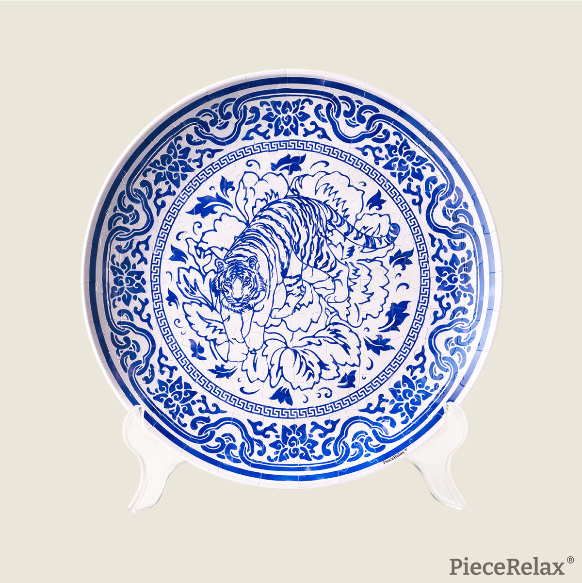 A masterpiece on your plate! Like a beautiful, translucent porcelain carrying the tiger's blessings. Such a special encounter! You’ll Always Get There with PieceRelax.