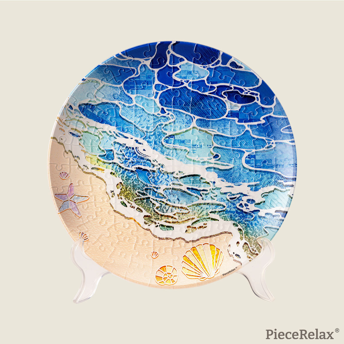 A masterpiece on your plate! Like a gem-like sparkling sea unfolding before your eyes. Such a special encounter! You’ll Always Get There with PieceRelax.