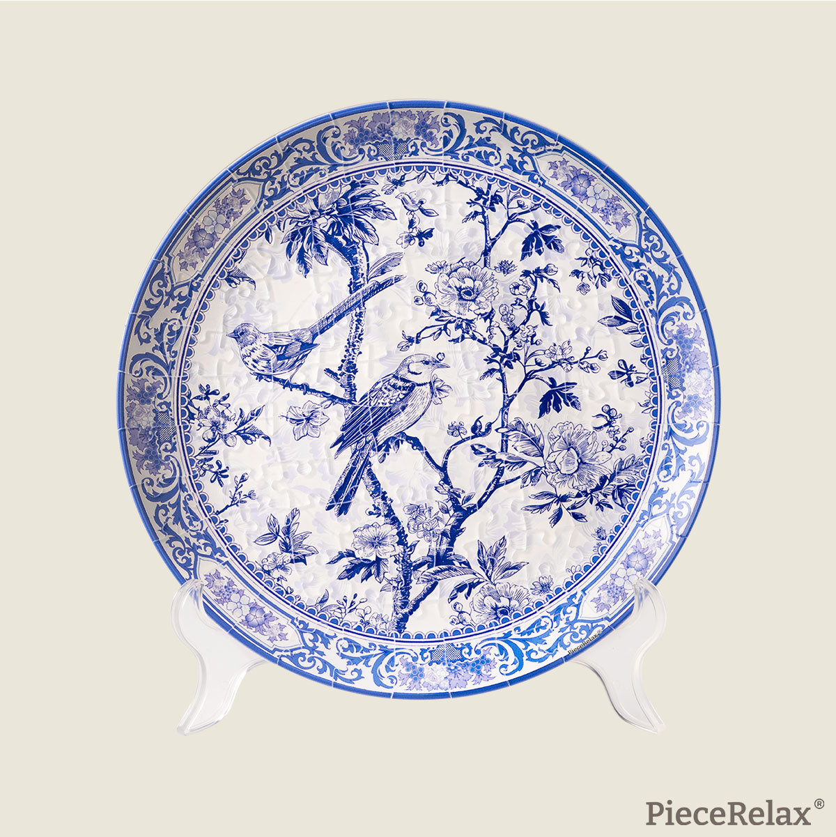 A masterpiece on your plate! Like a beautiful, translucent porcelain, adorned with classical ink paintings of flowers and birds. Such a special encounter! You’ll Always Get There with PieceRelax.