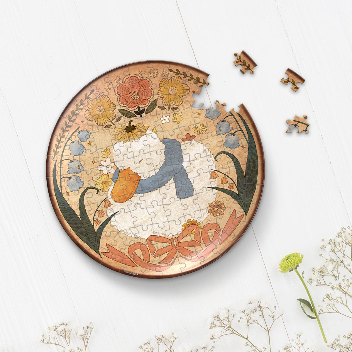 A masterpiece on your plate! Drift along with the adorable little duck under the warm sunshine. Such a special encounter! You’ll Always Get There with PieceRelax.
