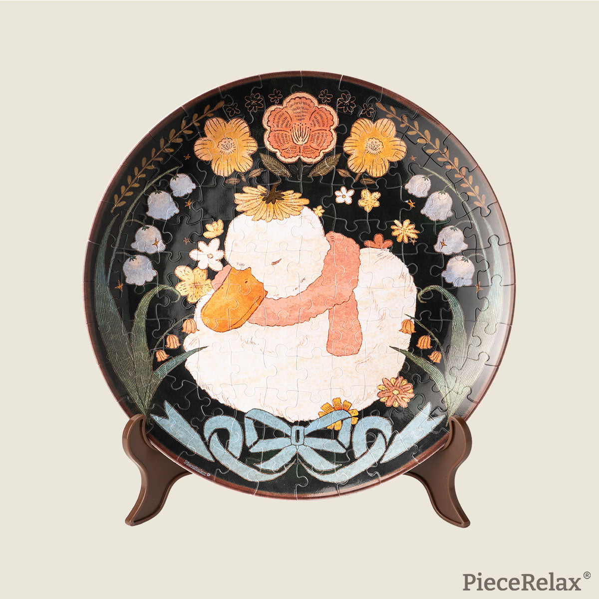 A masterpiece on your plate! Drift along with the adorable little duck beneath the shining stars. Such a special encounter! You’ll Always Get There with PieceRelax.