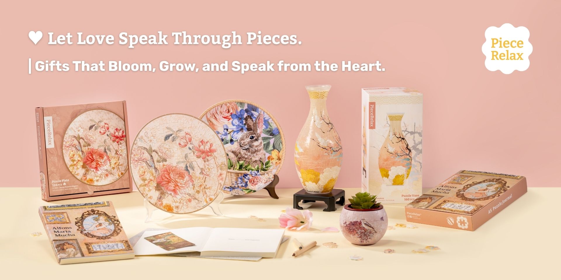 This Mother’s Day, share a moment with Mom through a PieceRelax puzzle — and enjoy up to 20% OFF with our offer.