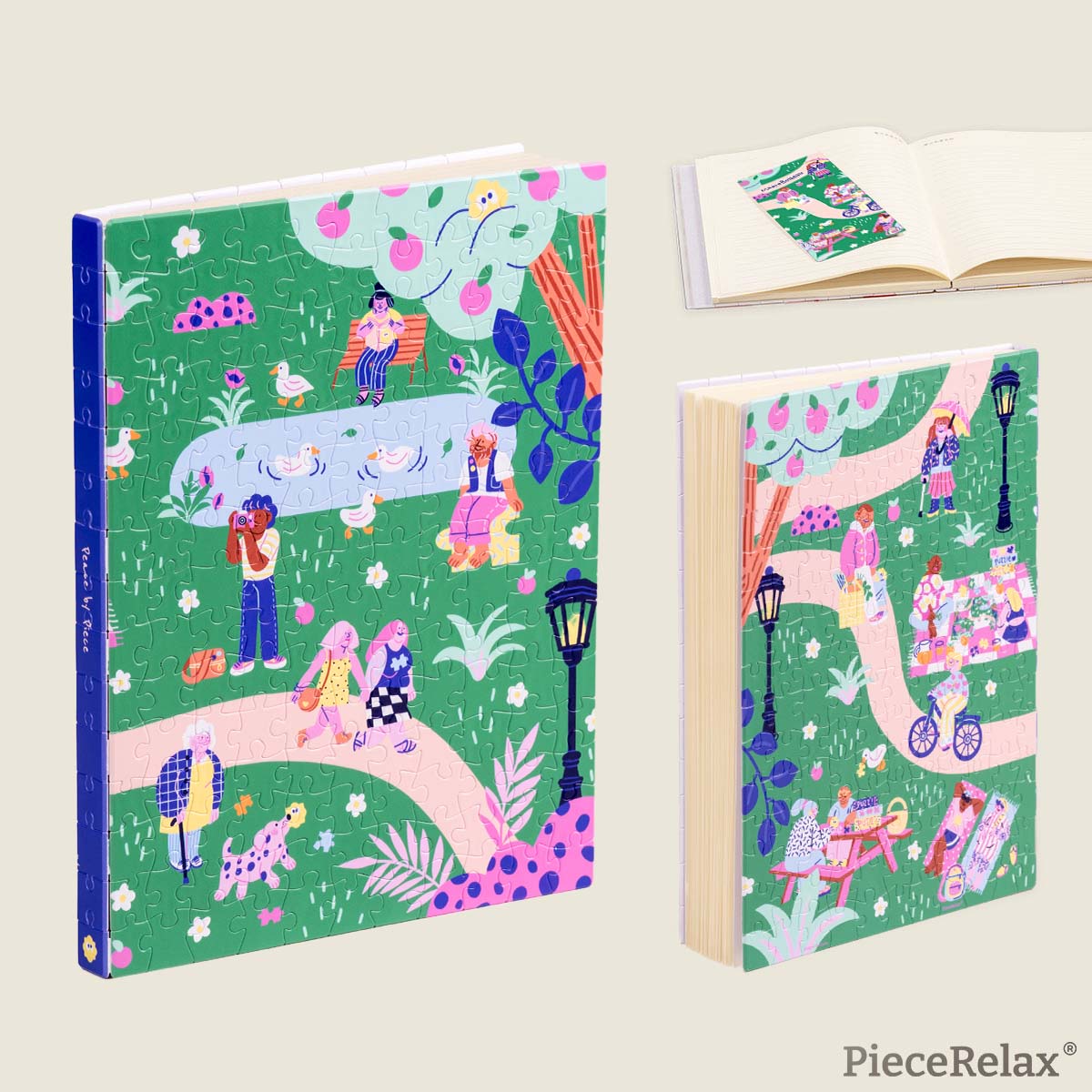 Puzzle fans, unite! This special collab with artist Marie Boiseau is made for you. All the elements of relaxation, reimagined through art — only at PieceRelax.