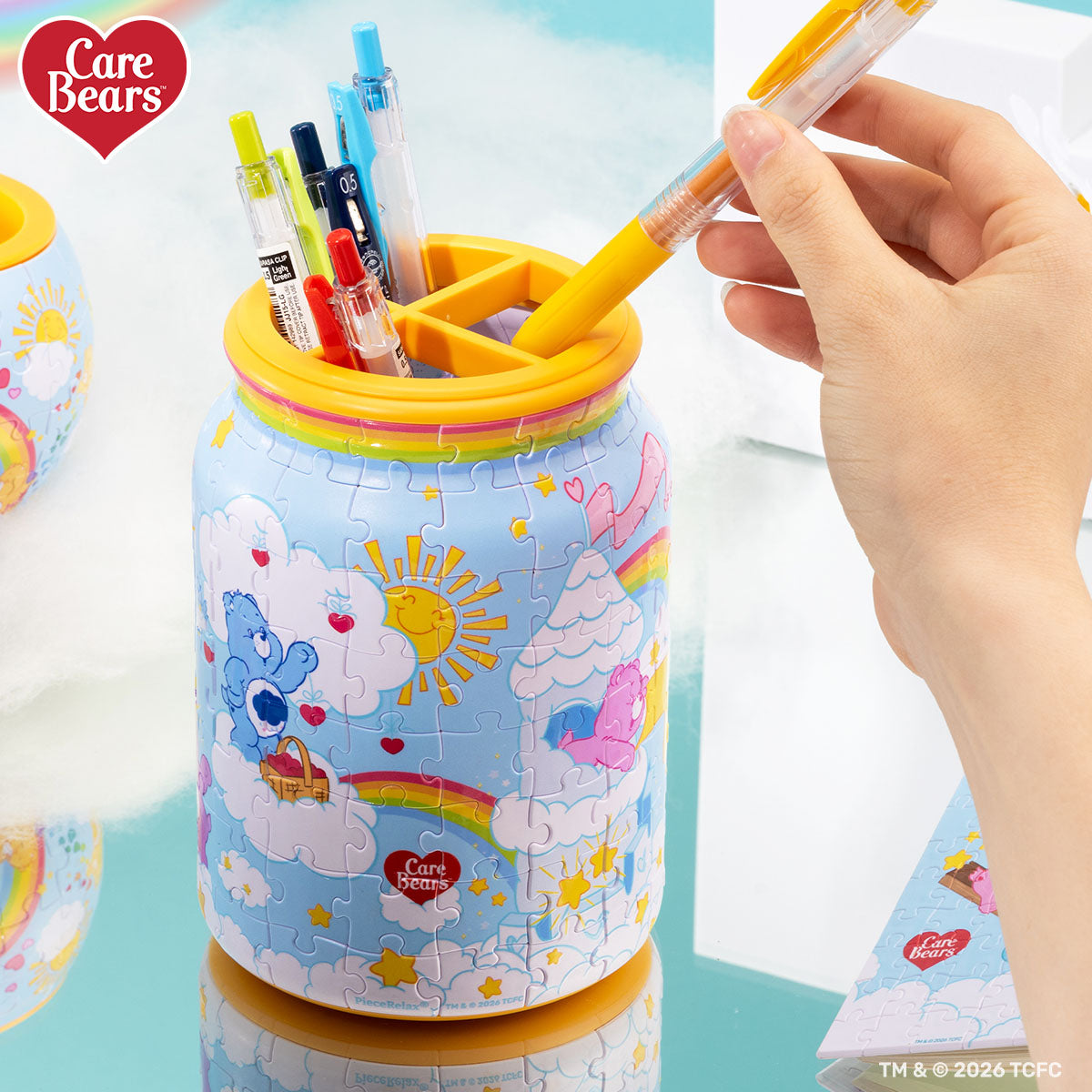 Let the rainbow lead you into a world of play with Care Bears™. And don’t forget your little jar—to catch all the laughter hiding in the wonderland.
