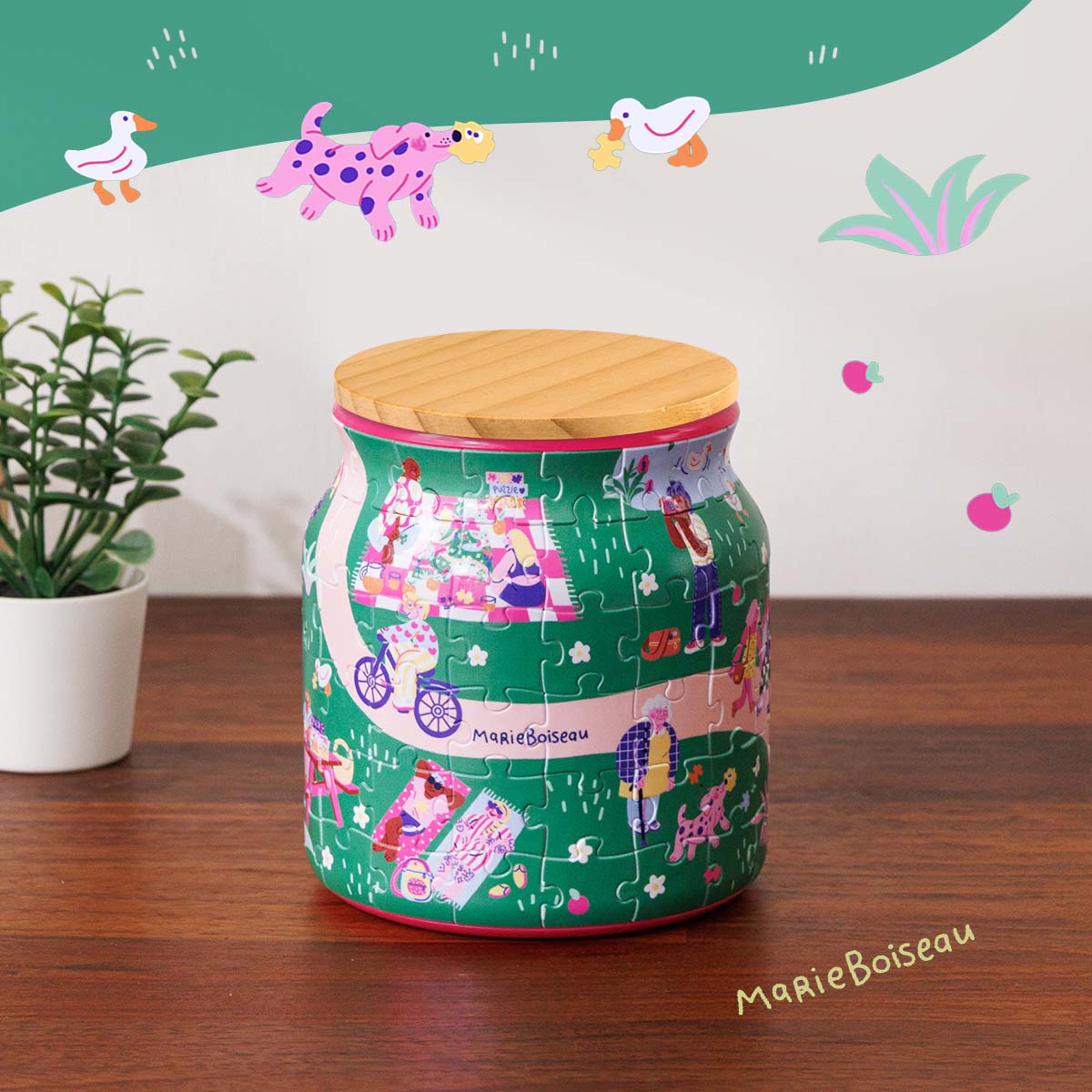 Discover the beauty of unwinding with artist Marie Boiseau. Bring cozy, relaxing moments to life within your space.