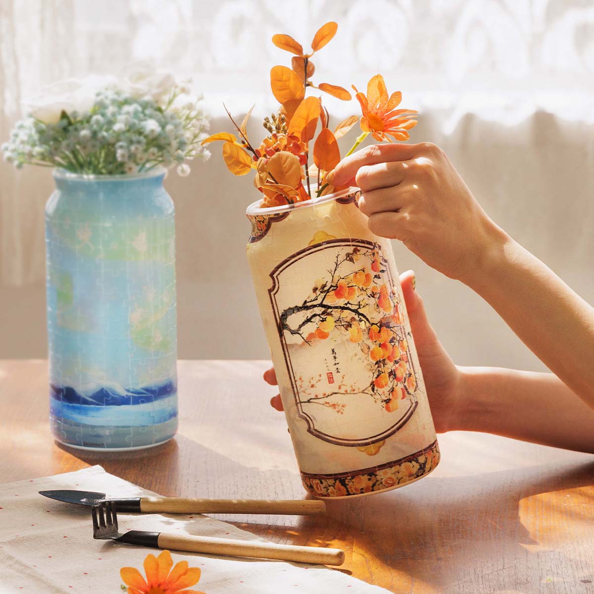 Let's weave a beautiful autumn landscape with the bounty of the harvest. You'll Always Get There with PieceRelax.