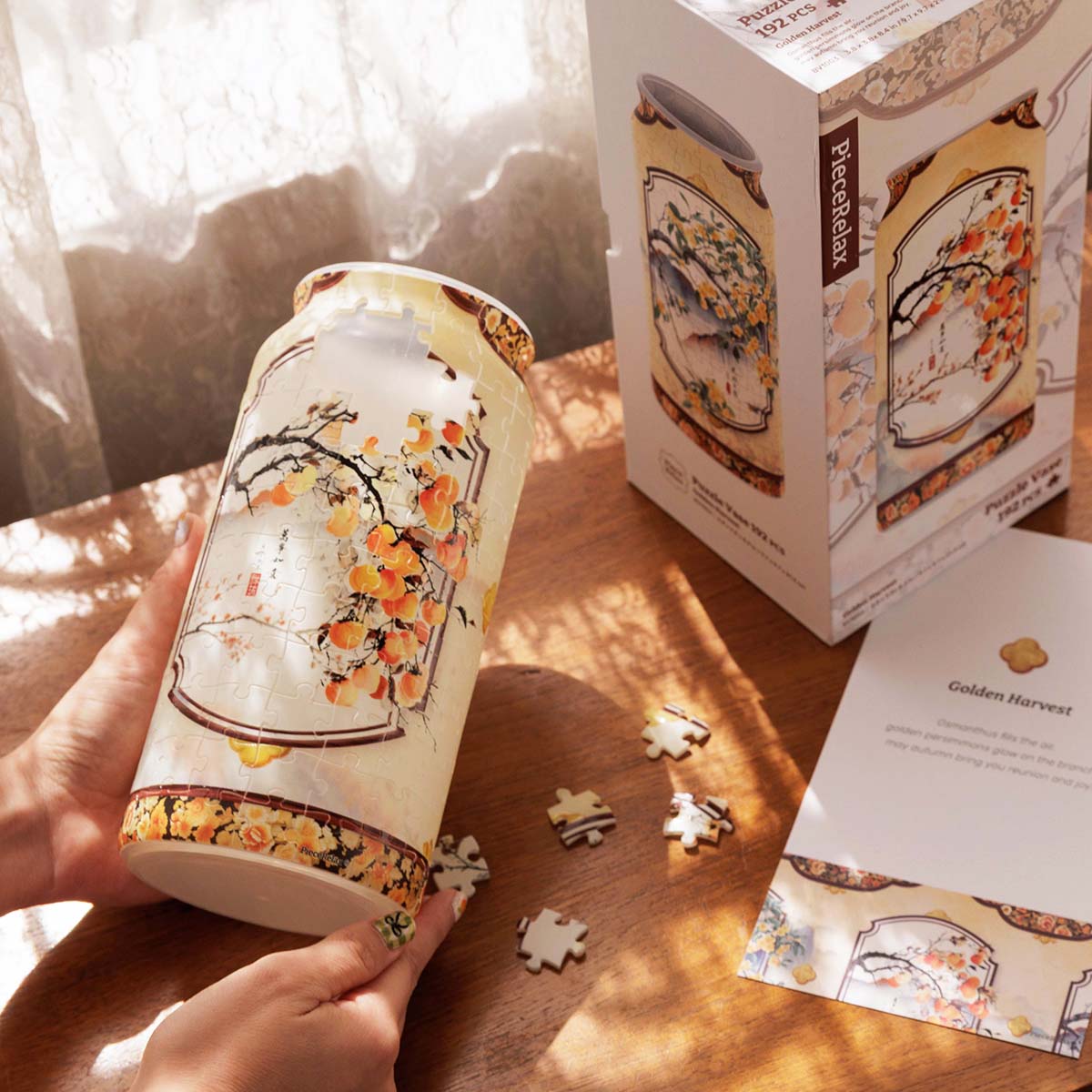 Let's weave a beautiful autumn landscape with the bounty of the harvest. You'll Always Get There with PieceRelax.