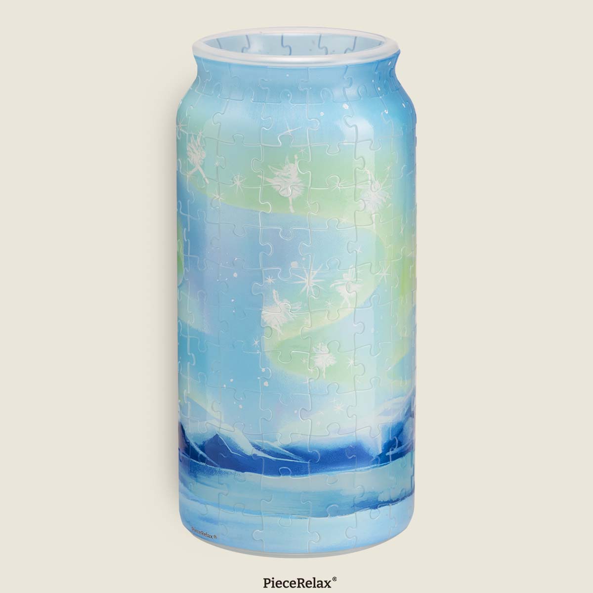 Let's weave a whole winter sky from the rare and magical glow of the aurora. You'll Always Get There with PieceRelax.