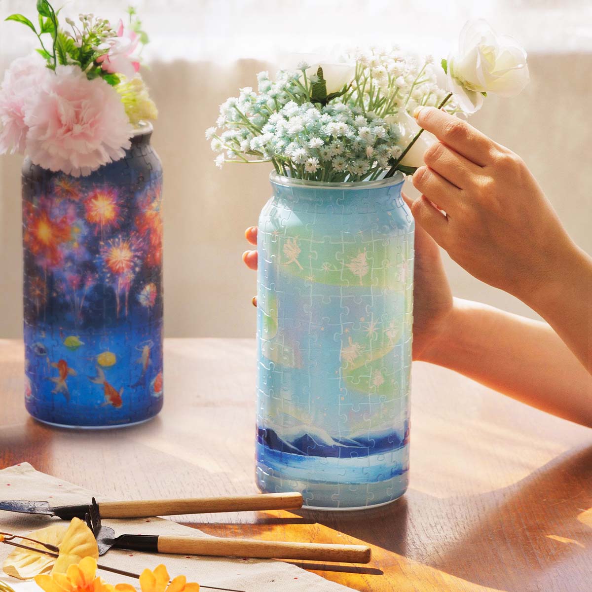 Let's weave a whole winter sky from the rare and magical glow of the aurora. You'll Always Get There with PieceRelax.