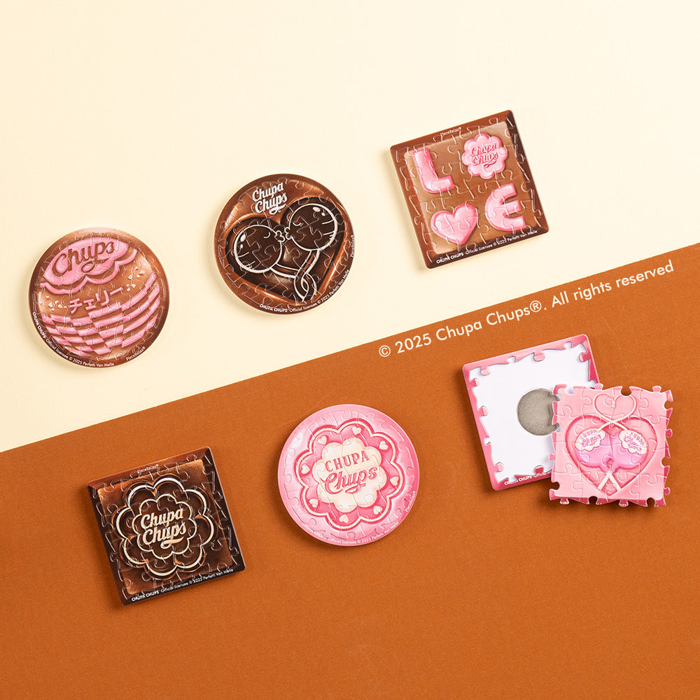 PieceRelax | Celebrate sweetness with the PieceRelax! A Valentine’s Day-inspired chocolate-themed magnetic puzzle gift set, featuring adorable Chupa Chups designs that double as décor when completed. Perfect for expressing love daily or on special occasions. Enjoy this delightful zero-calorie treat! With PieceRelax, you’ll always get there!