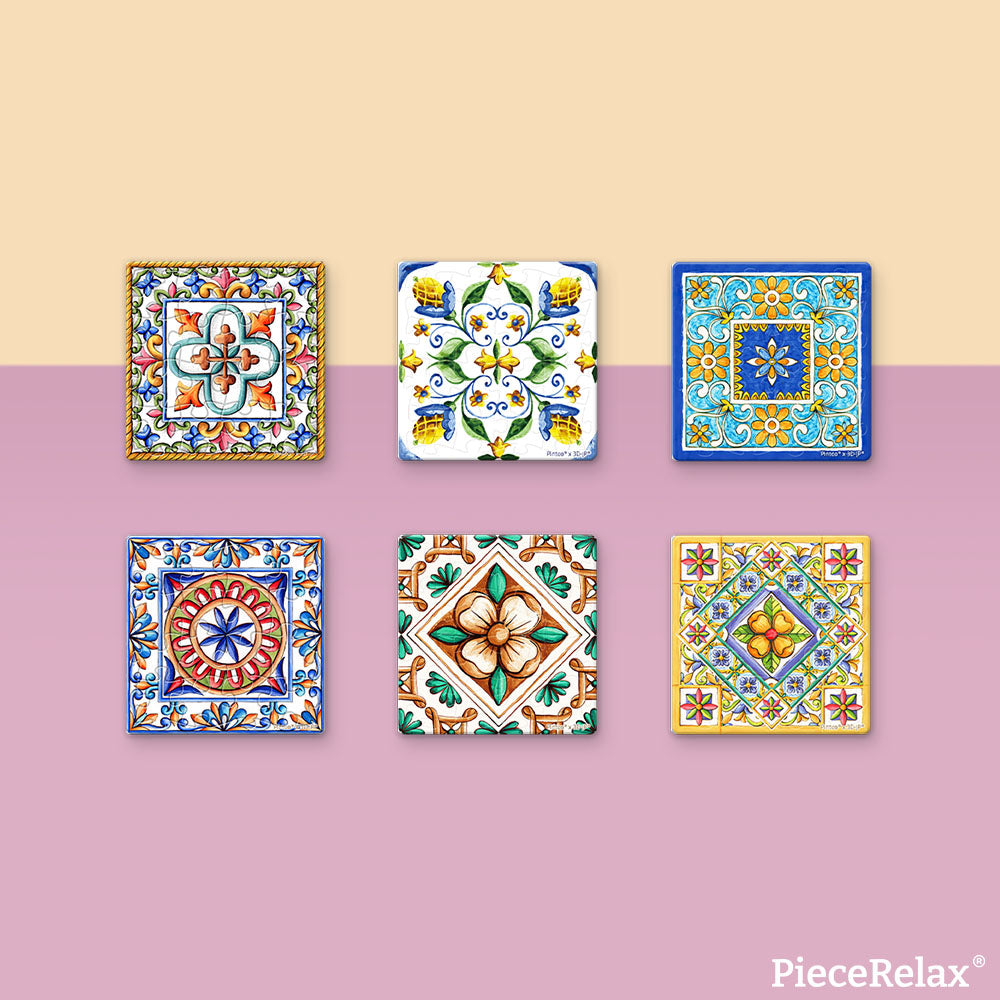 D1602 - 96 Piece - Vintage Flora Tile