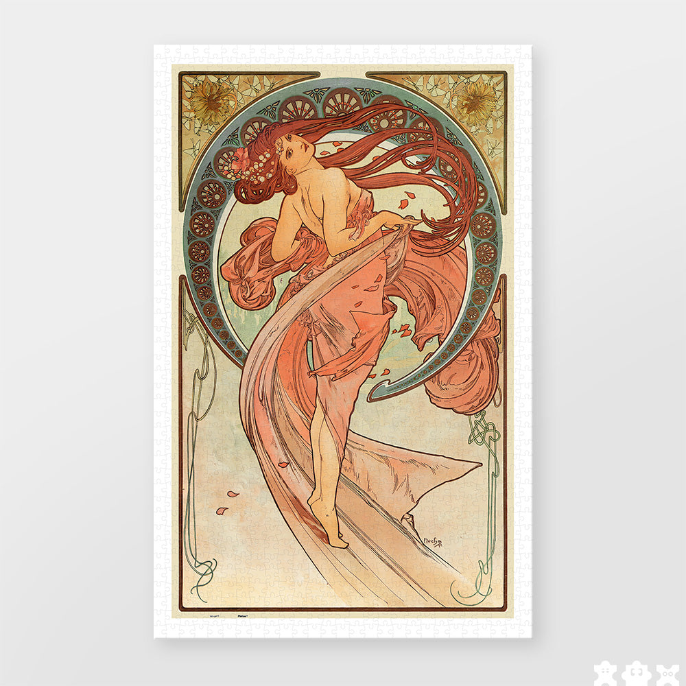 PieceRelax| Immerse yourself in the beauty of Mucha's The Arts series. Each piece brings you closer to the essence of this artistic masterpiece. PieceRelax—You’ll Always Get There, savoring every step.