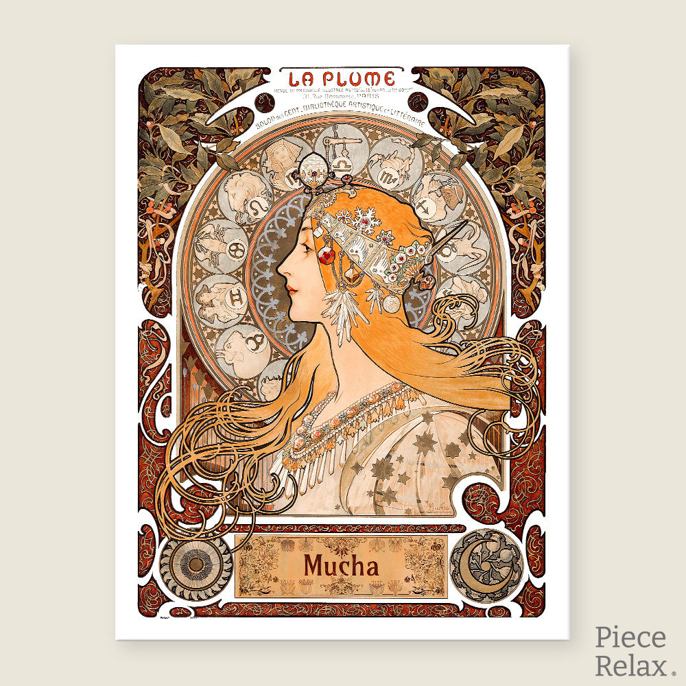 PieceRelax | Unveil the mystical charm of Alphonse Mucha’s Zodiac with PieceRelax. This intricate puzzle captures the beauty of astrology and Mucha’s Art Nouveau elegance.