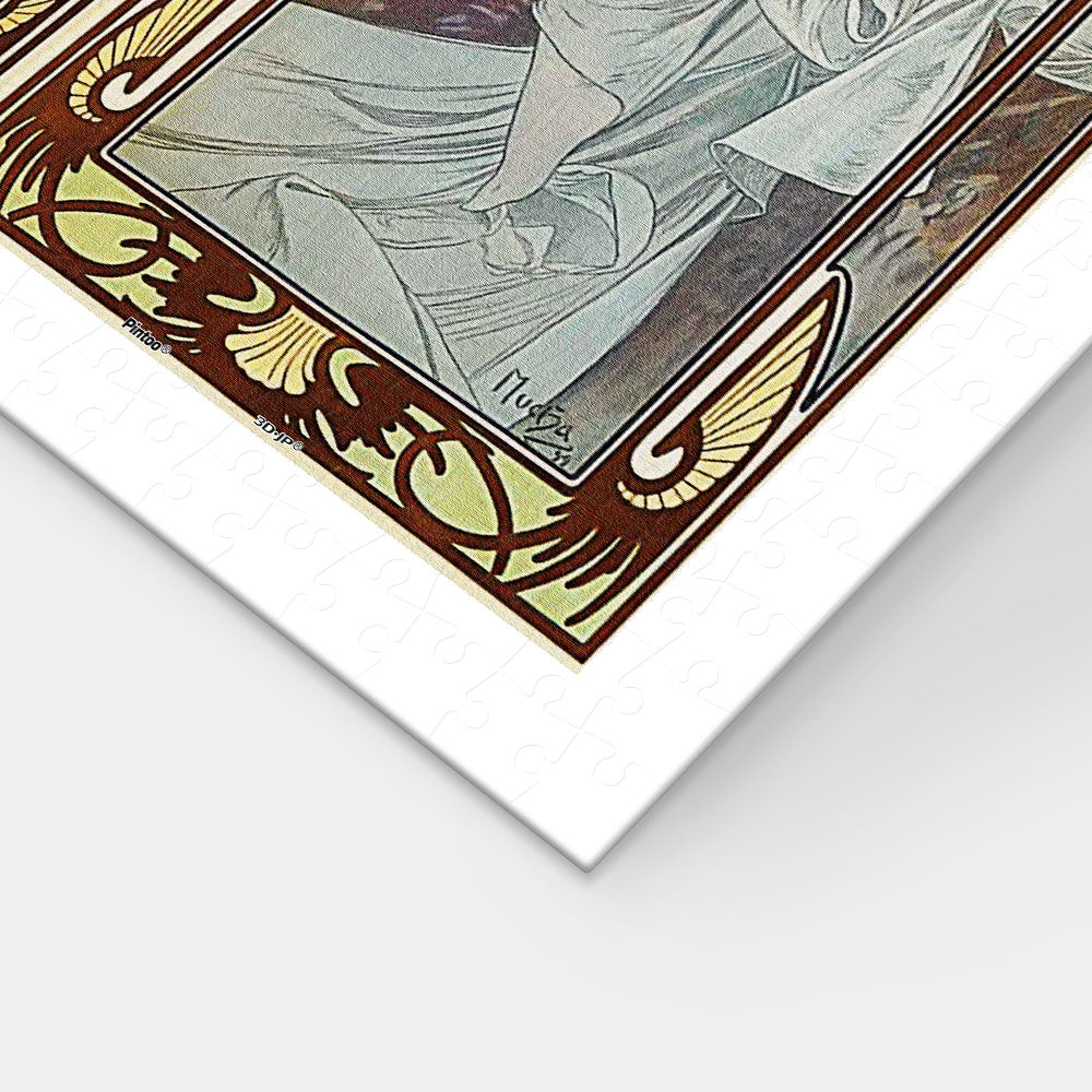 PieceRelax | Discover the elegance of Alphonse Mucha’s The Times of the Day with PieceRelax's 1000-piece puzzle. Each section captures a unique moment of the day, bringing you closer to Mucha's enchanting world.