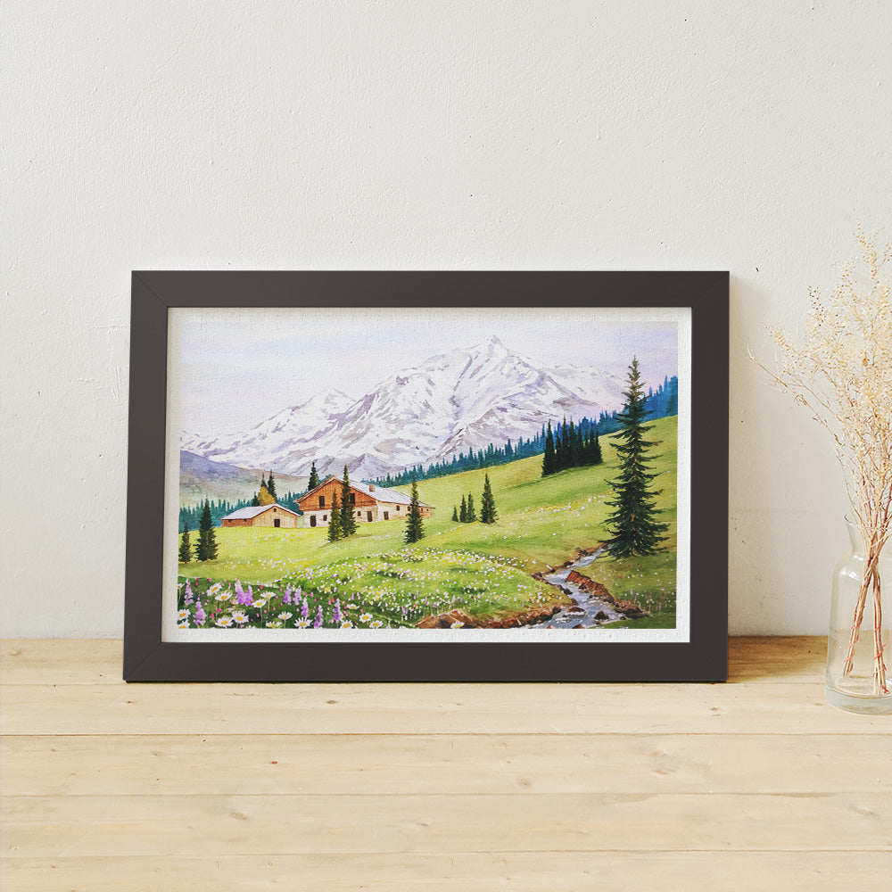 Breathe in the mountain air with PieceRelax! Featuring charming cabins, vibrant wildflowers, and majestic snow-capped peaks, this puzzle brings a peaceful alpine retreat to your table. Take your time and savor every moment—You’ll Always Get There with PieceRelax.