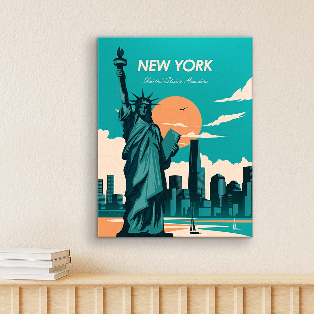 HN1403 - 366 Piece - Days in New York - Statue of Liberty