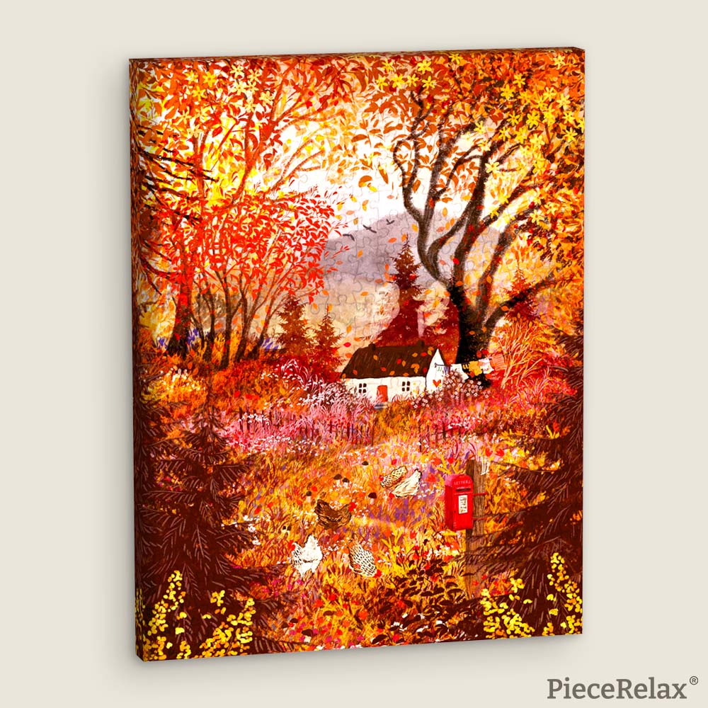 A world painted in deep crimson maples is autumn’s most romantic message to us. Bring this breathtaking seasonal masterpiece home and infuse your space with the warm, cozy essence of fall.