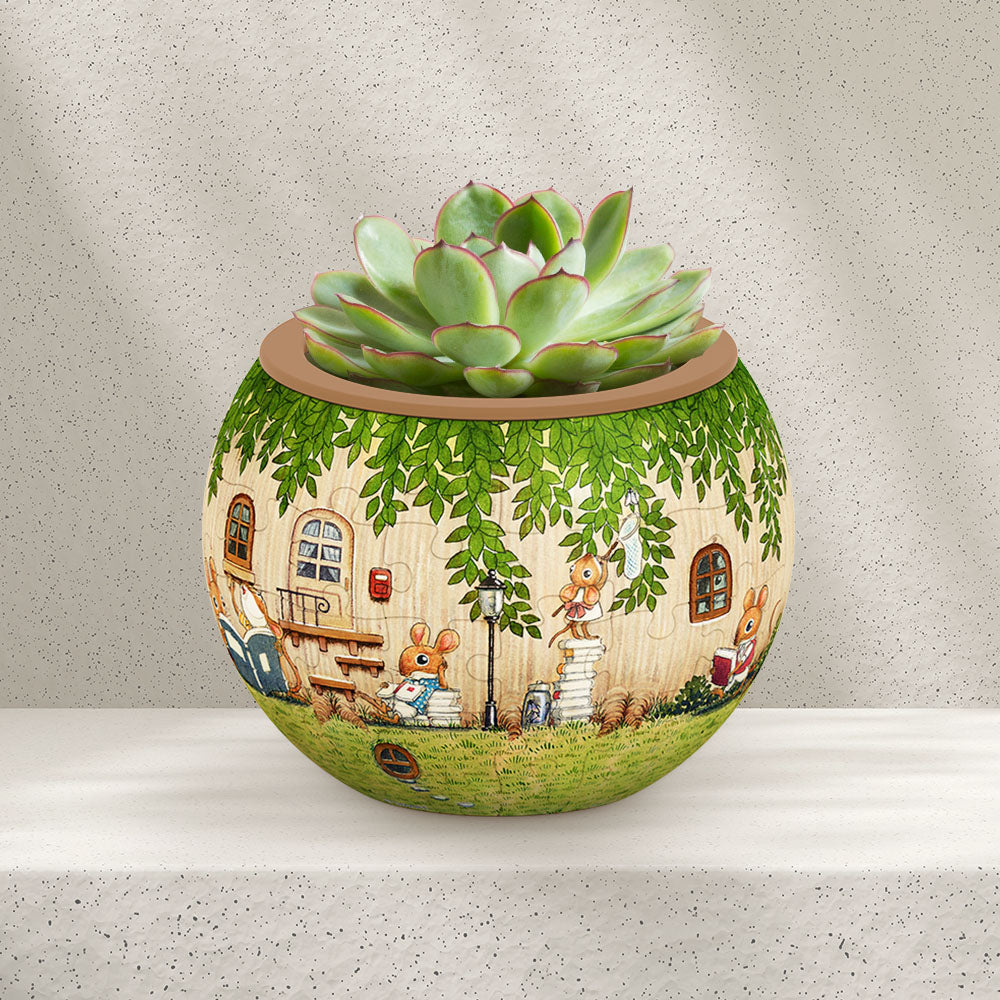 puzzle plant pot 3D Puzzle Planter - SMART