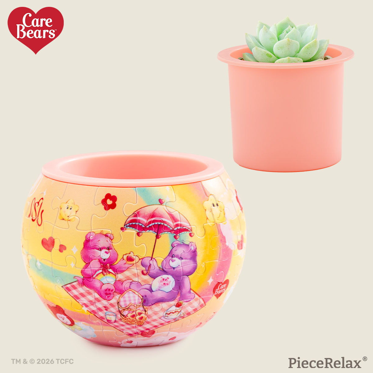 With Care Bears™, every day feels like a pink dream. Soft, sweet, and full of love—just like your favorite puzzle.
