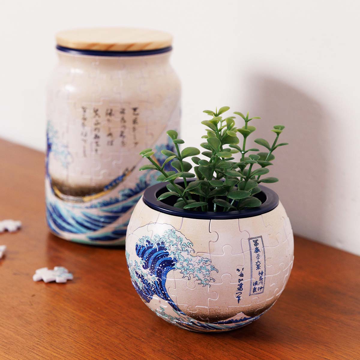 Experience 'The Great Wave off Kanagawa' like never before. This stunning 3D puzzle blends traditional Japanese art with modern design.