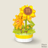 PieceRelax - Brighten your day with PieceRelax's Mini Bricks Potted Flower - Sunflower (KZ1028). This cheerful building puzzle brings sunshine to any room.