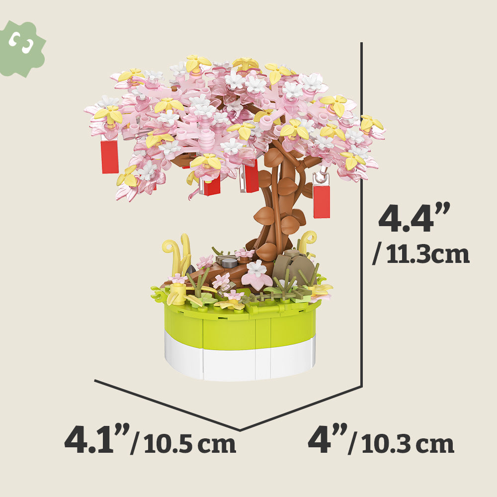 Wishes come true beneath the cherry blossoms. Build your own tree and hold on to your dream. You'll Always Get There with PieceRelax.