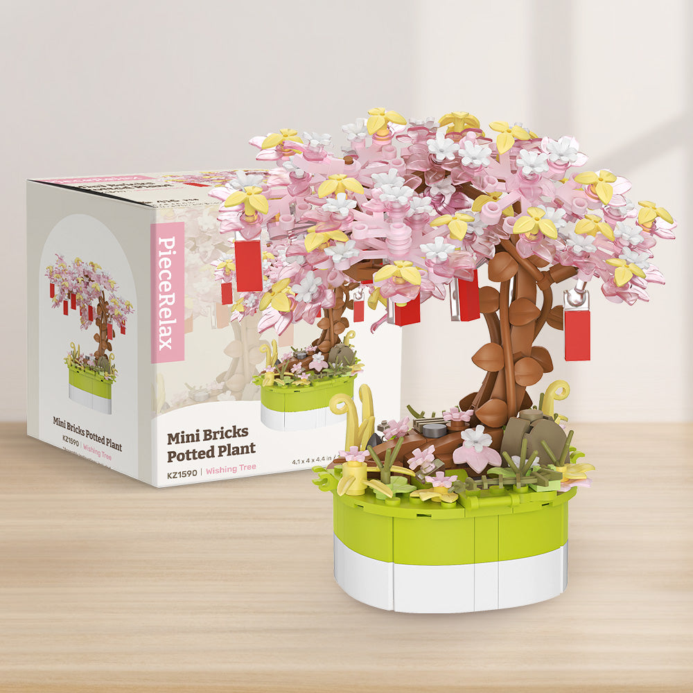 Wishes come true beneath the cherry blossoms. Build your own tree and hold on to your dream. You'll Always Get There with PieceRelax.