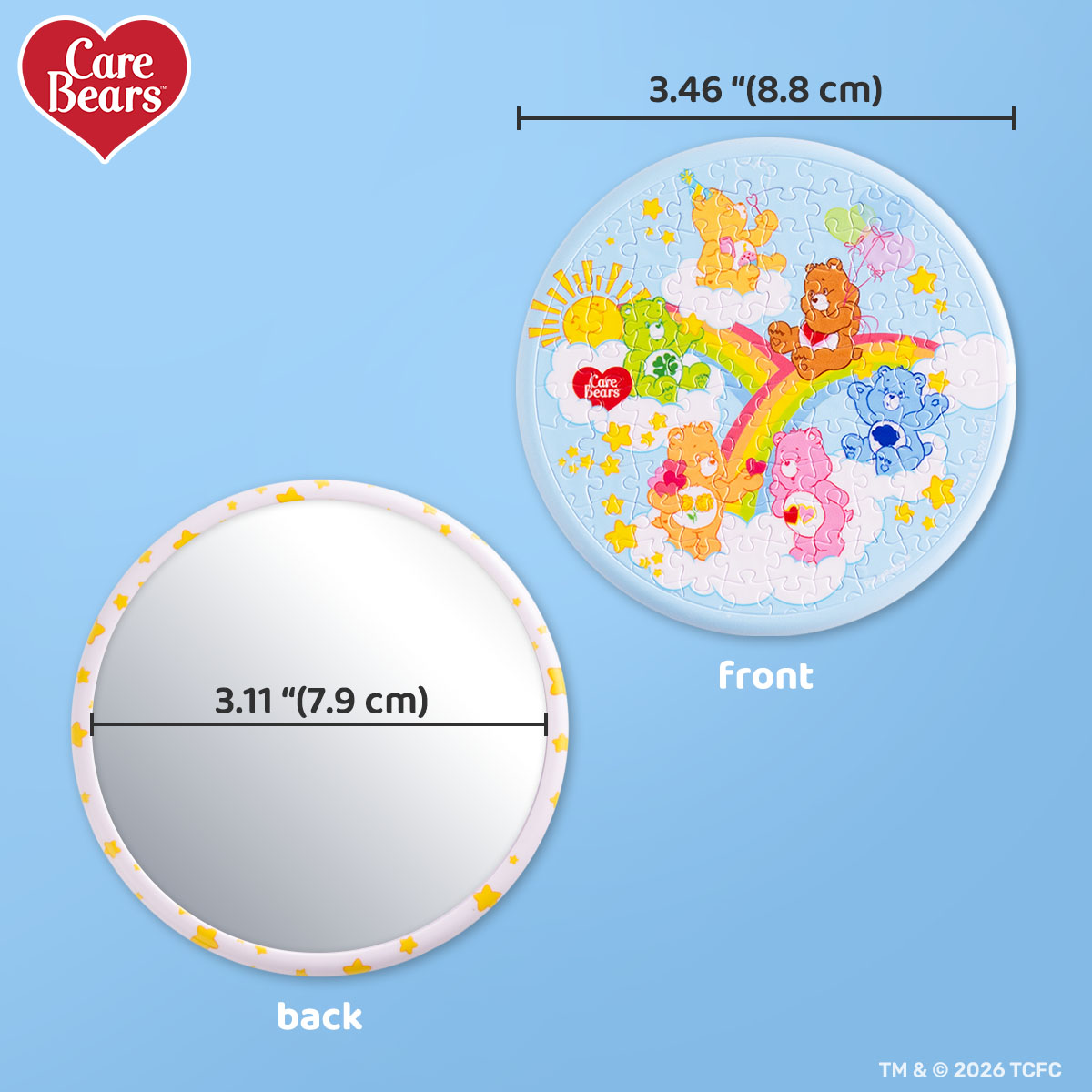 Look in the mirror with the Care Bears™—and see pure joy smiling back at you.