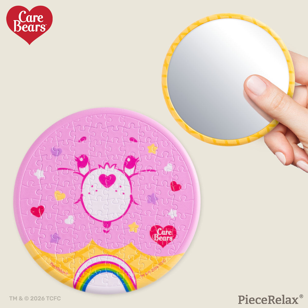 Start your day with Cheer Bear™ in the mirror—it’s already a happy one.