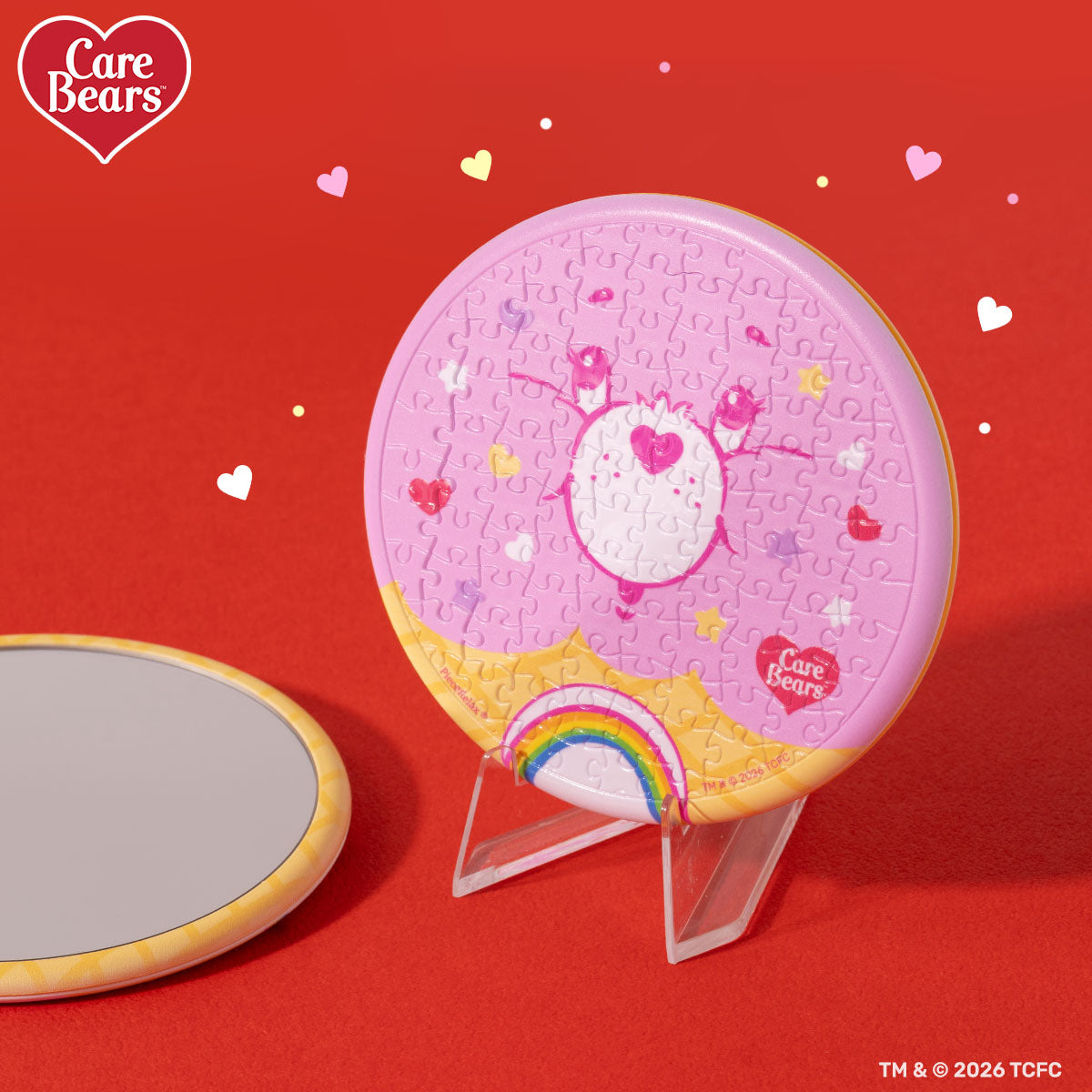 Start your day with Cheer Bear™ in the mirror—it’s already a happy one.