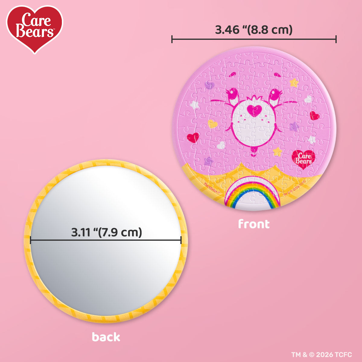 Start your day with Cheer Bear™ in the mirror—it’s already a happy one.