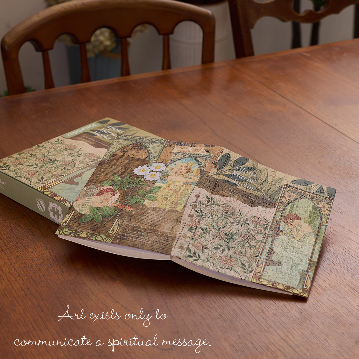 PieceRelax Puzzle Journal blend timeless art with modern design. Transparent cut-outs let you add a personal touch with photos or mementos. Each notebook is a canvas for your unique story.