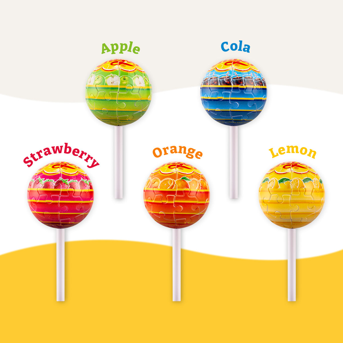 chupiページ PieceRelax - A3893 - 24 Piece - Chups My Flavor - Lemon