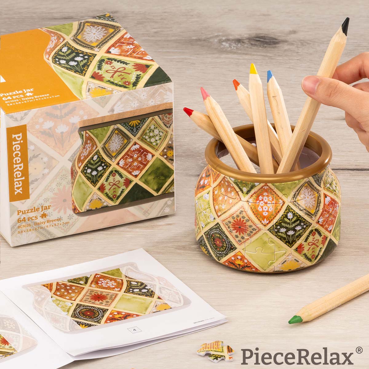 PieceRelax - BC1025- 64 Piece - Daisy Breeze