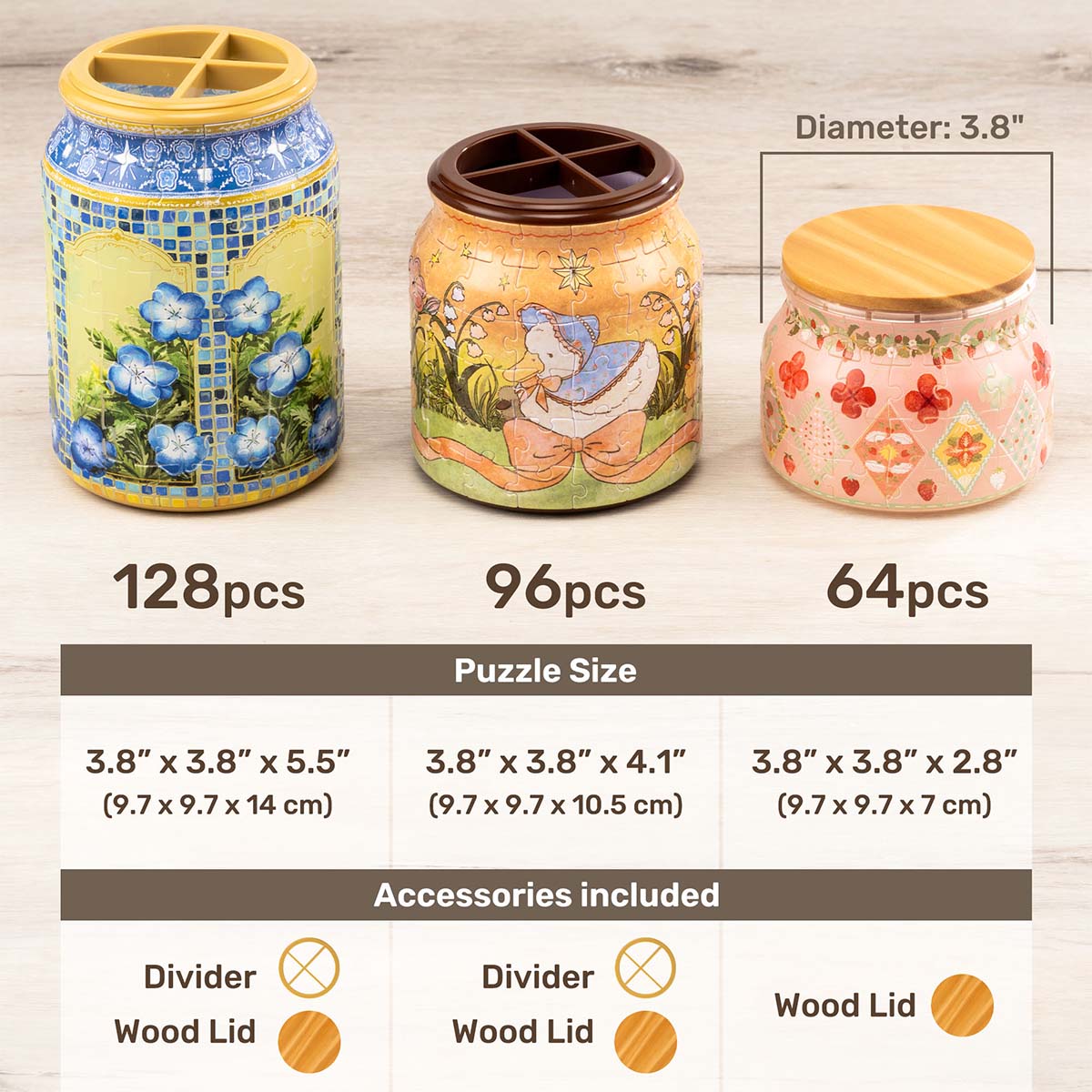 PieceRelax - BC1025- 64 Piece - Daisy Breeze